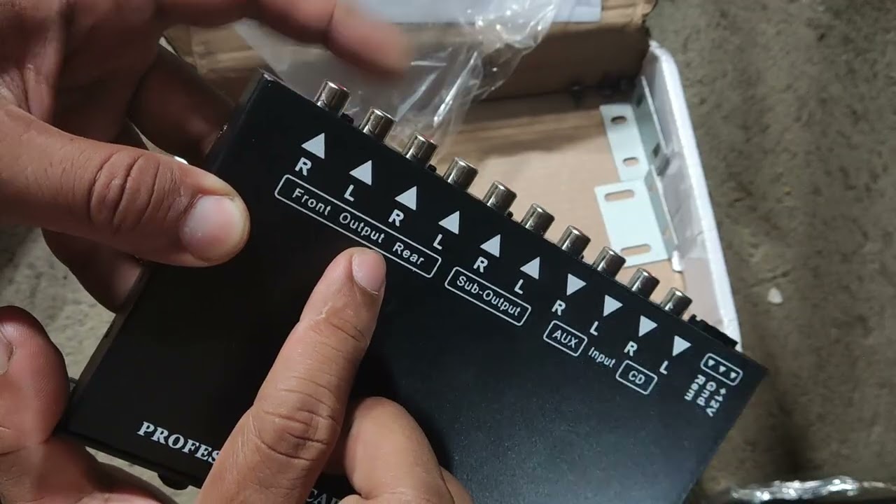Unboxing - Parametrik EMBASSY EQ-888 USB MMC BLUETOOTH Pre Amp Equalizer EMBASSY 888 with subwoofer
