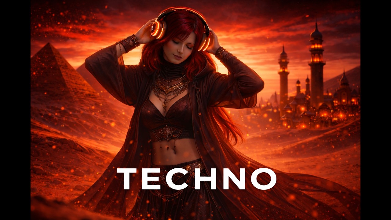 Hypnotic Techno Mix 🔴 Arabian Desert Techno Journey | Atmospheric Underground Techno