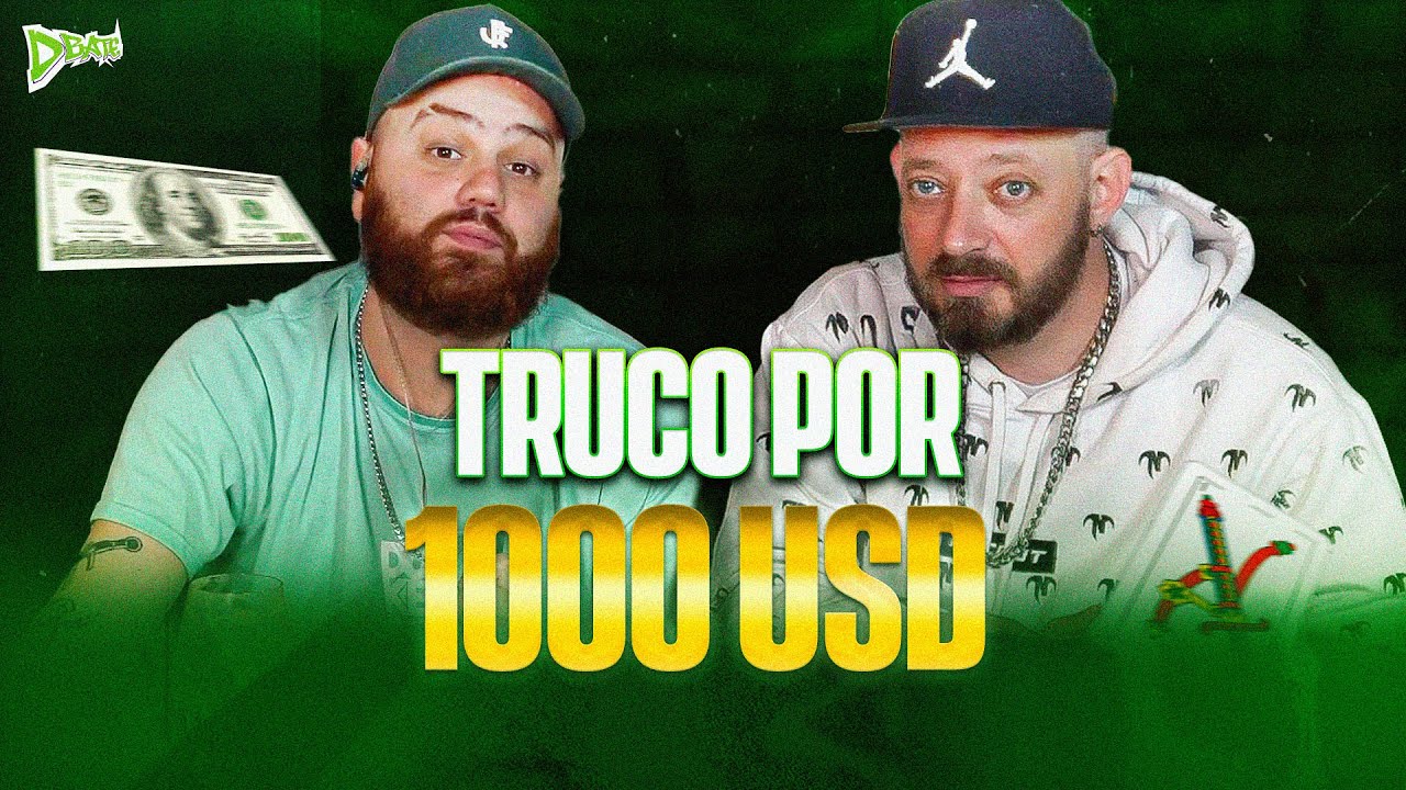DTOKE VS BARBA ROJA JUEGAN AL TRUCO POR 1000 USD 😱 | Dtoke Free