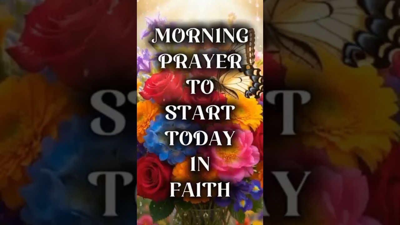 MORNING PRAYER TO START TODAY IN FAITH | STOICISM