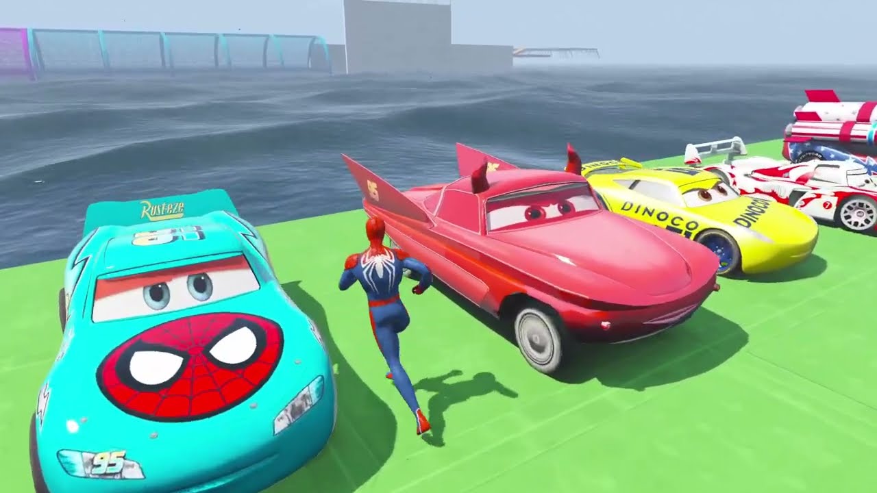 الرجل العنكبوت انقاذ باتمان Spider-Man Rescue batman vs iron man vs venom funny Game GTA 5 superhero