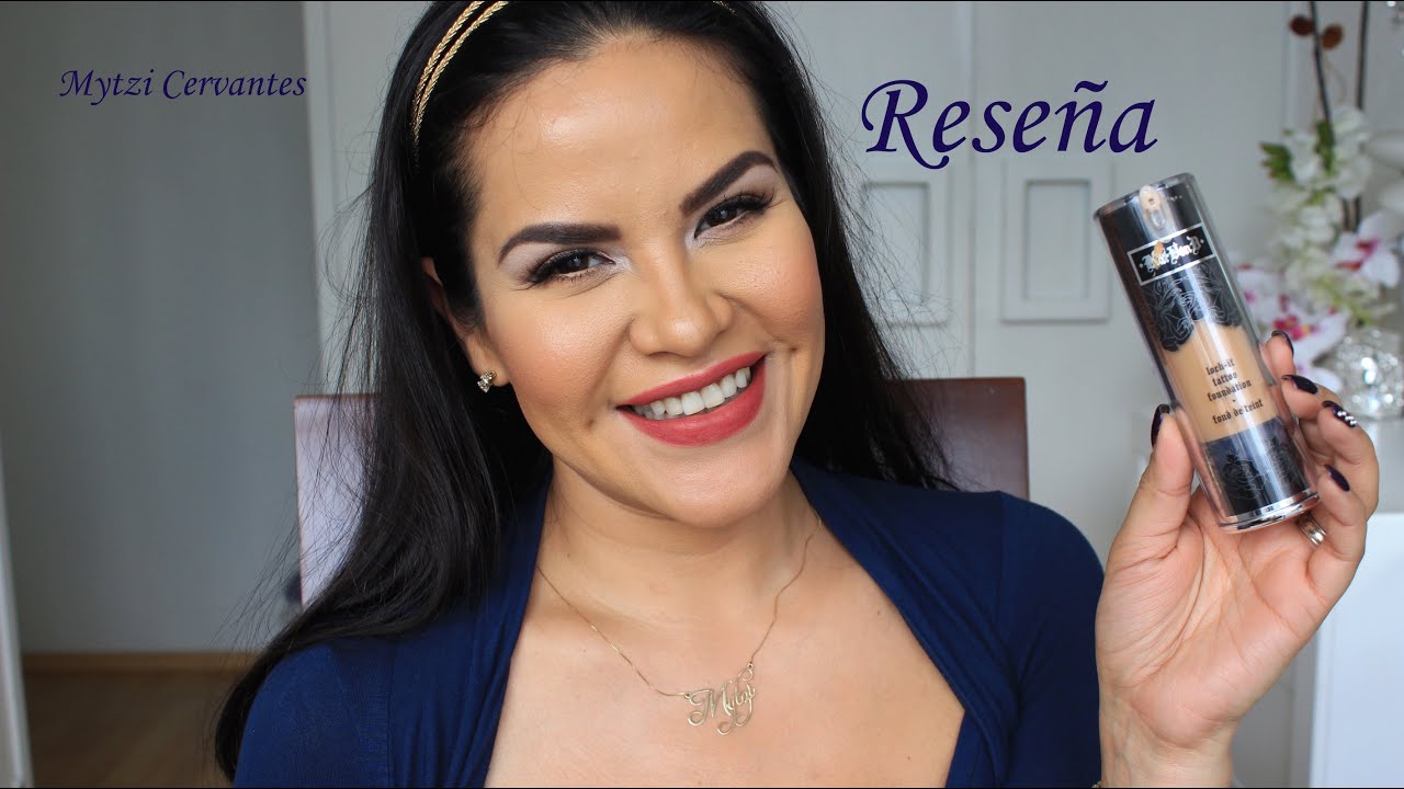 Kat Von D Lock-it tattoo Foundation Reseña | Mytzi Cervantes
