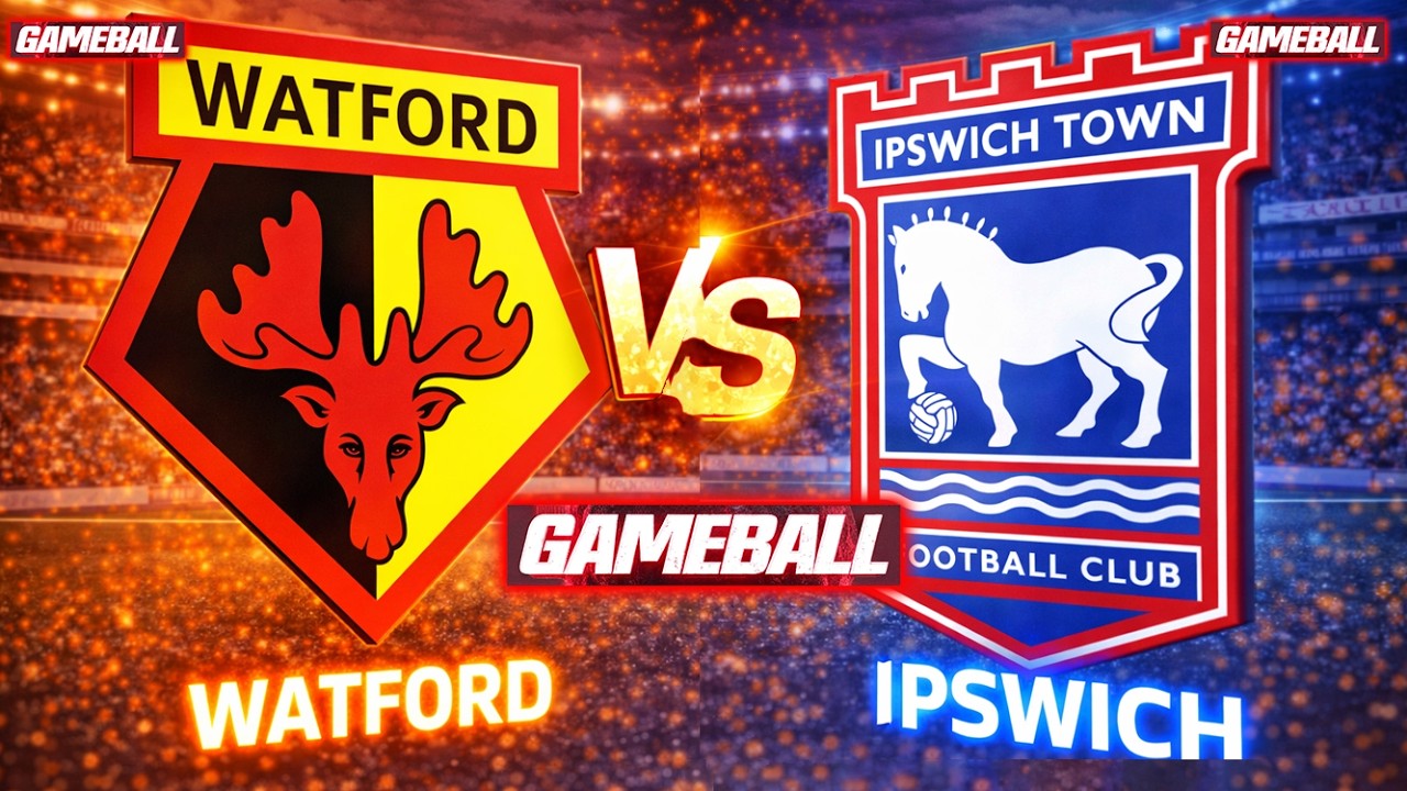 🔴LIVE : Watford VS Ipswich | ENGLAND CHAMPIONSHIP 26 #watford #ipswichtown  #epl