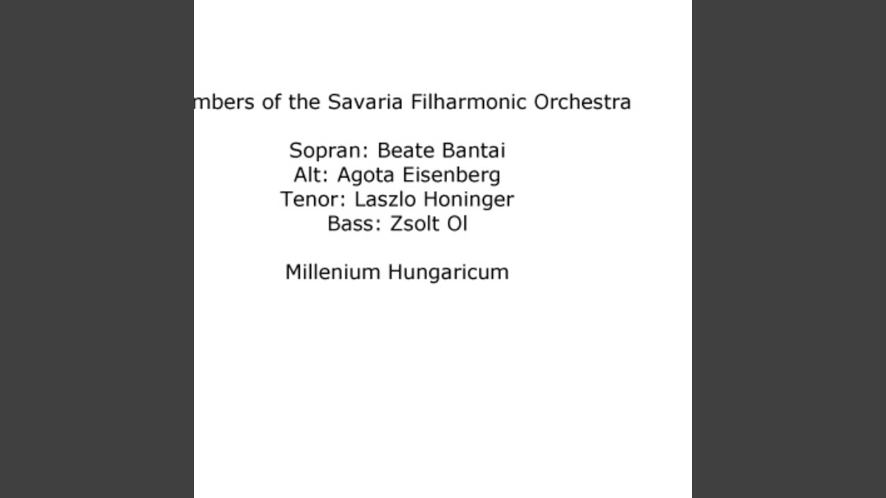Arie Bass (Adagio)