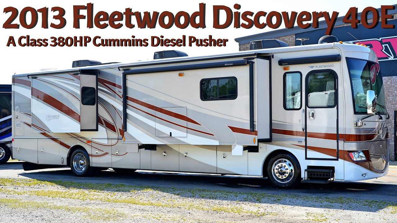 2013 Fleetwood Discovery 40E A Class 380HP Cummins Diesel Pusher from Porter's RV Sales - $109,900
