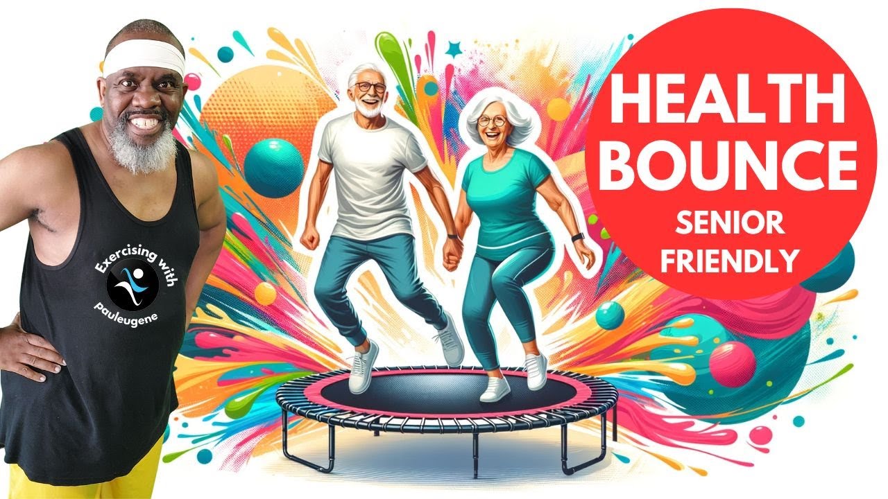 Boost Your Fitness | Easy Mini Trampoline Rebound Health Bounce | Seniors & Beginner | 26 Min.
