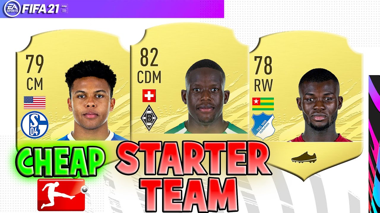 FIFA 21 STARTER TEAMS | SUPER CHEAP 35K BUNDESLIGA SQUAD BUILDER