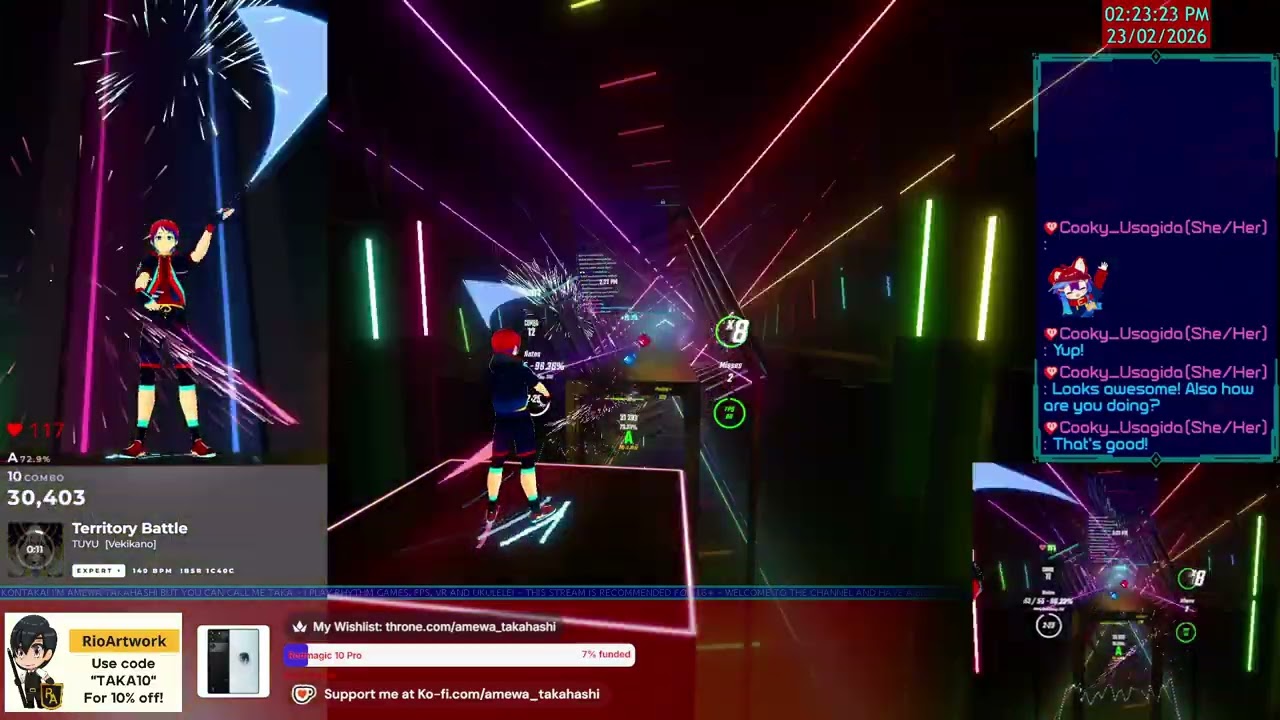 VOD: Beato Saibaru taimu~ (Beat Saber) [ENG/VIET/PG-16]