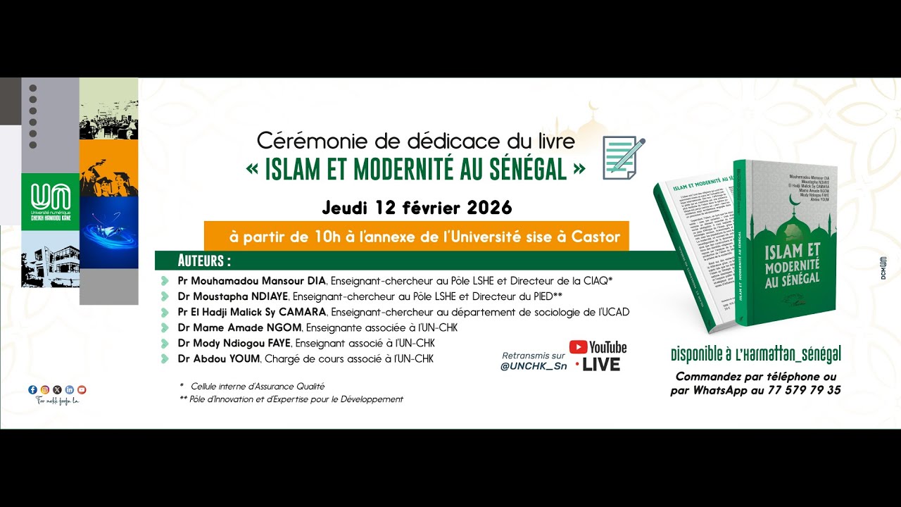 Parution de l’ouvrage – Islam et modernité au Sénégal