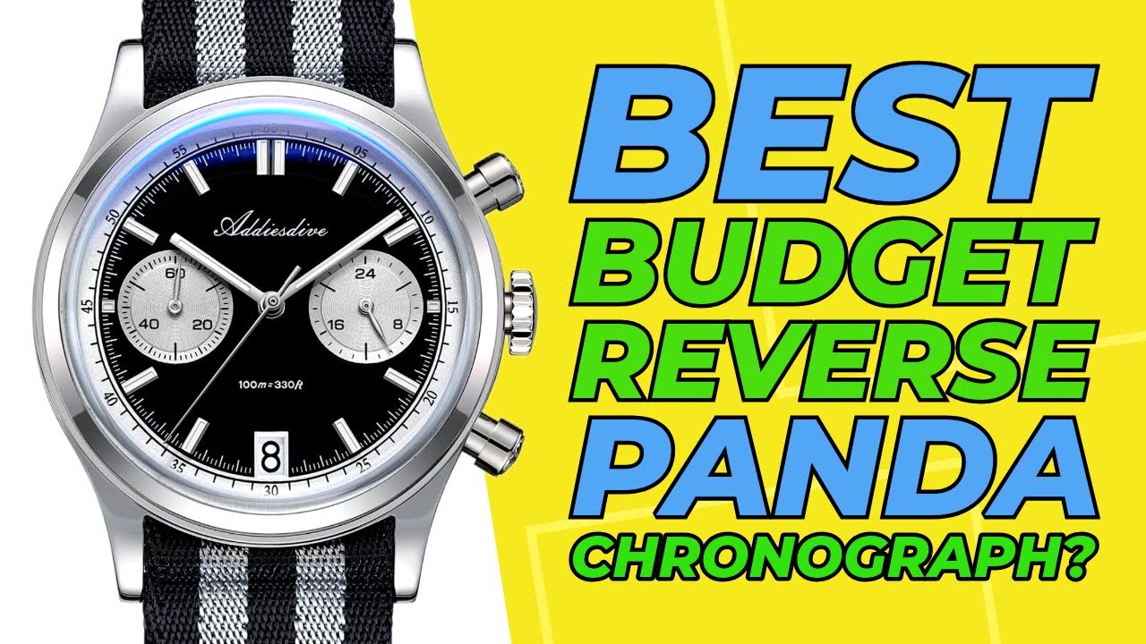 Best Budget Reverse Panda Chronograph full review Addiesdive AD2095 under $70 best bang for the buck