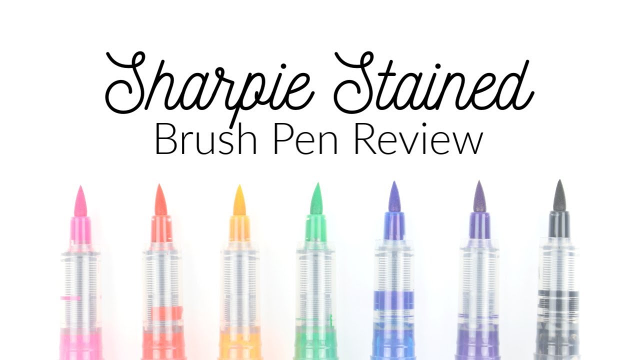 Sharpie Stained Brush Pen  Review