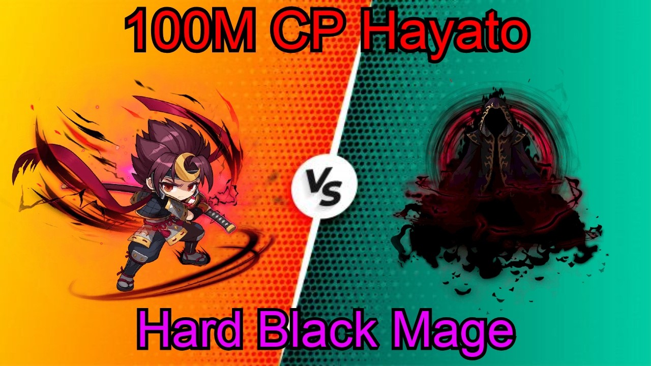 [Maplestory Kronos] 100M CP Hayato Solo Hard Black Mage