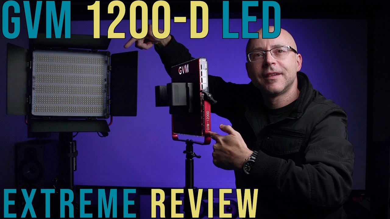 NEW Release GVM 1200D LED IN-DEPTH Review / App / Manual / And Lighting Tutorial / Tips AND MORE!