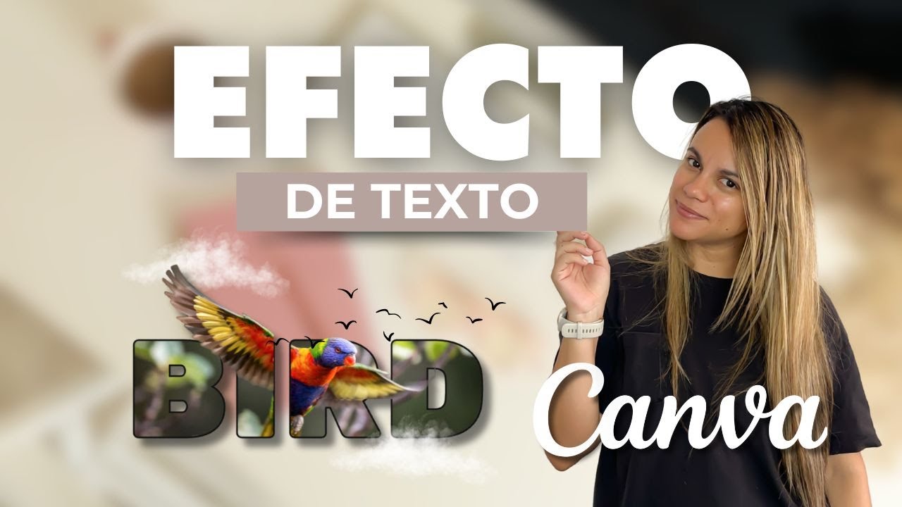 🤩Efecto de Texto en CANVA / Tutorial de Canva en español