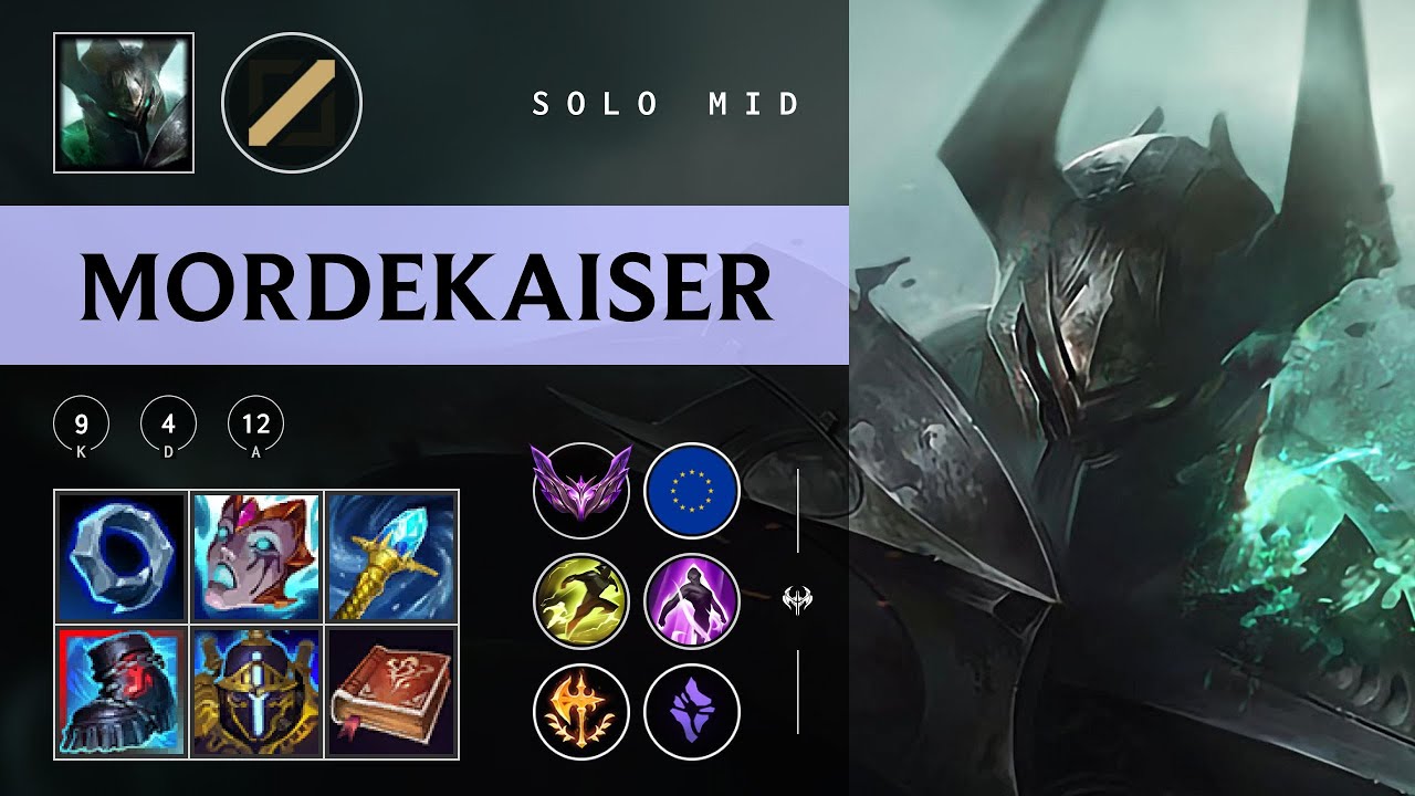 Mordekaiser Mid vs Vayne - EUW Master Patch 25.24