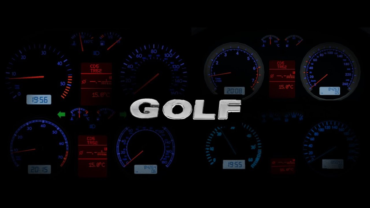 Volkswagen Golf 4 1J Acceleration Battle - Beamng.Drive