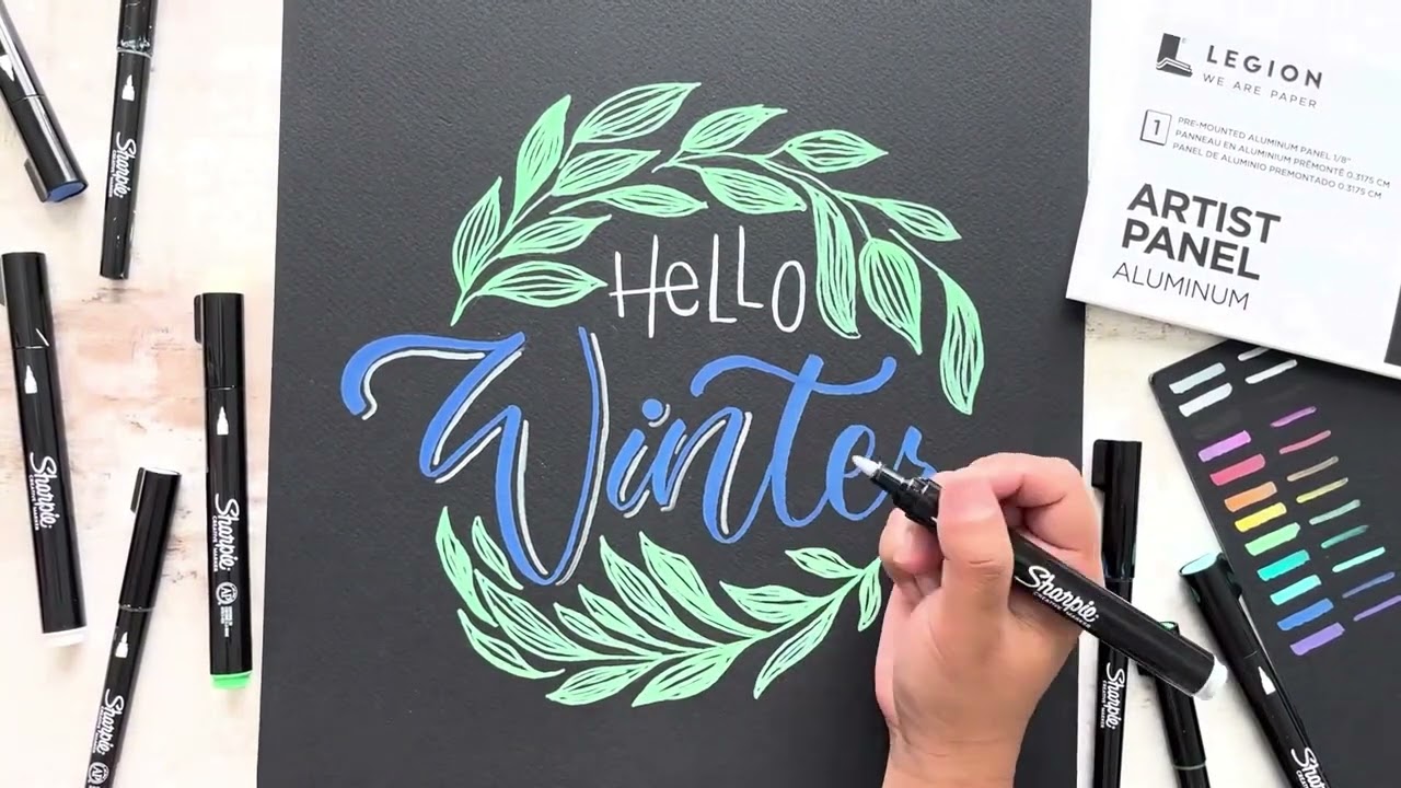 How to Make a Festive Sign with Sharpie & Legion