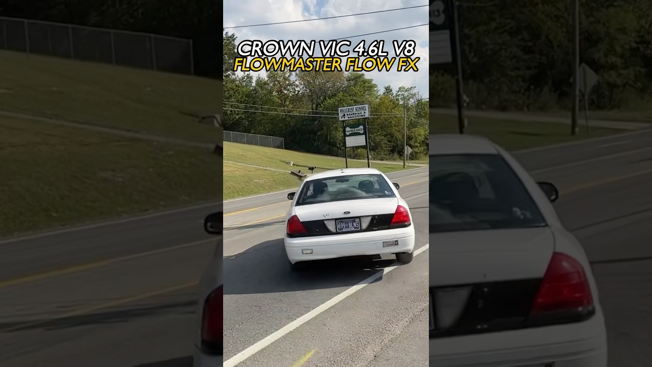 2005 Ford Crown Vic 4.6L V8 Exhaust Sound w/ FLOWMASTER FLOW FX!