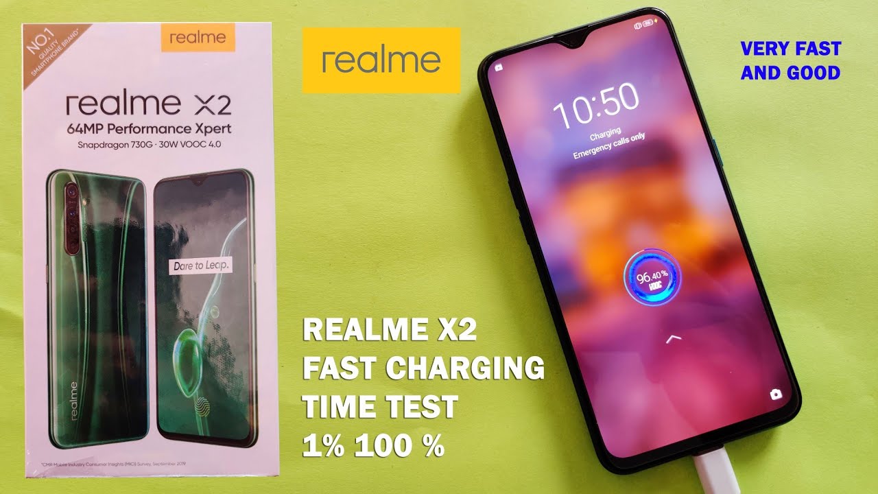 Realme X2 Charging Test 0 TO 100 %