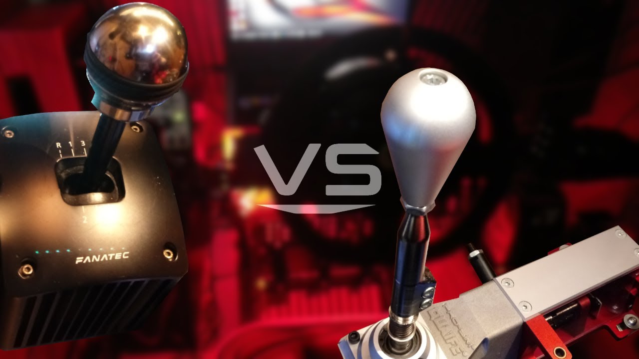 Fanatec SQ 1.5 Shifter vs Pro-Sim Quaife H Pattern Shifter