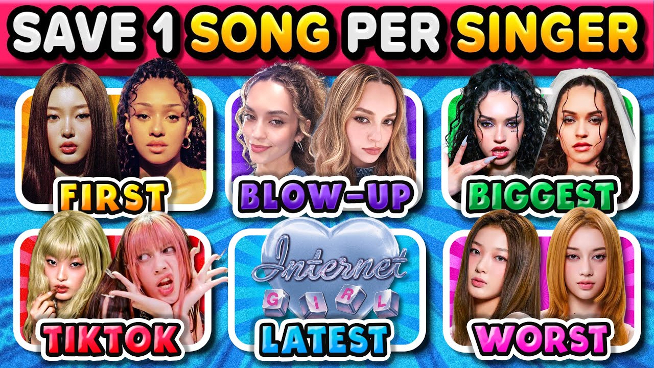 FIRST vs BLOW UP vs BIGGEST vs TIKTOK VIRAL vs LATEST vs WORST Song: Save One Song per singer