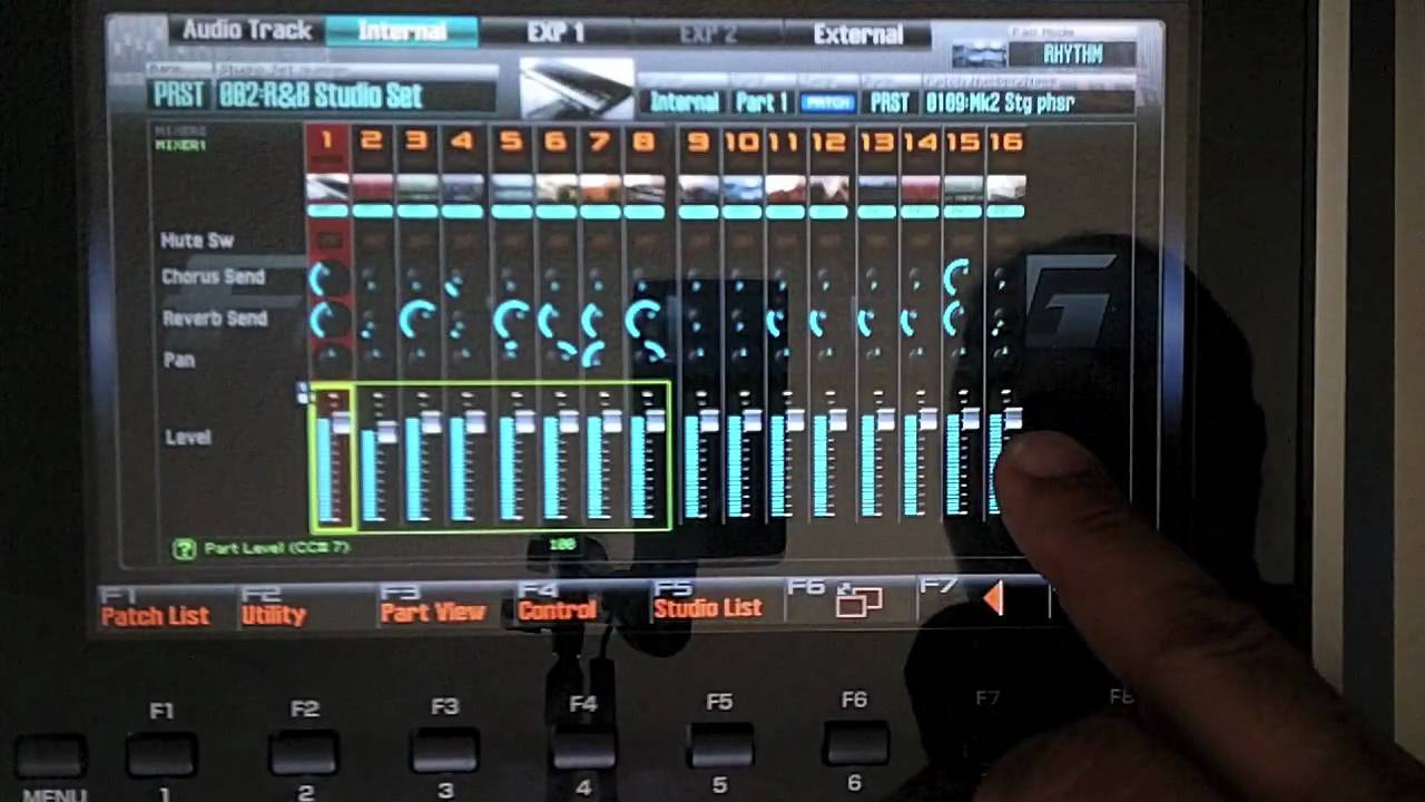 Roland Fantom G Creating Studio Sets