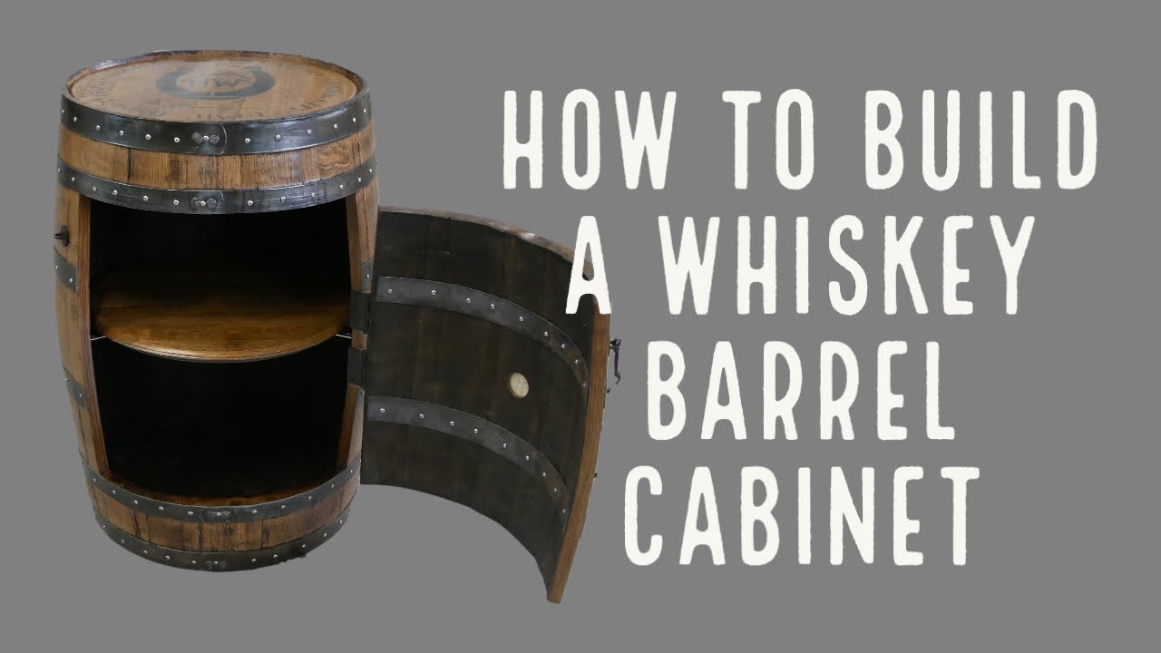 How To Build A Whiskey Barrel Liquor Cabinet