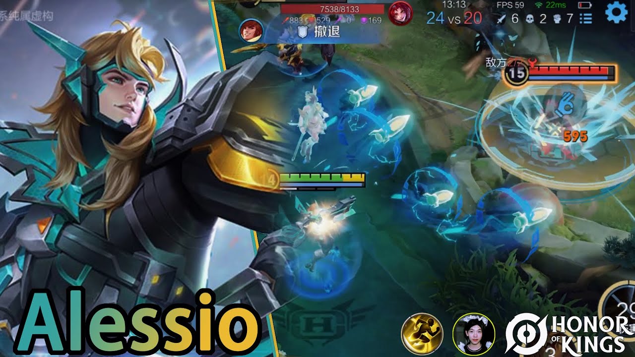 Honor of Kings（Alessio）Mecha-themed skin｜Skin com tema Mecha