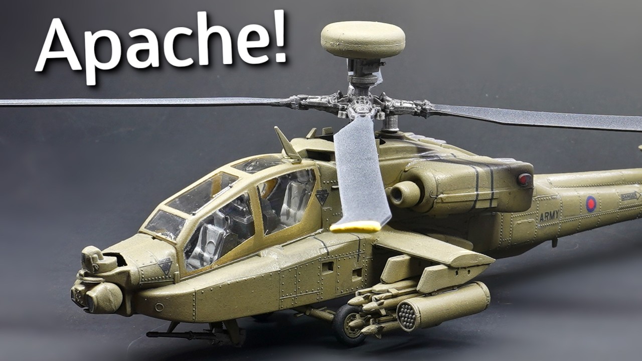 Could Be Better? Building the Italeri AH-64D Apache Longbow Plastic Model Kit - Build & Review