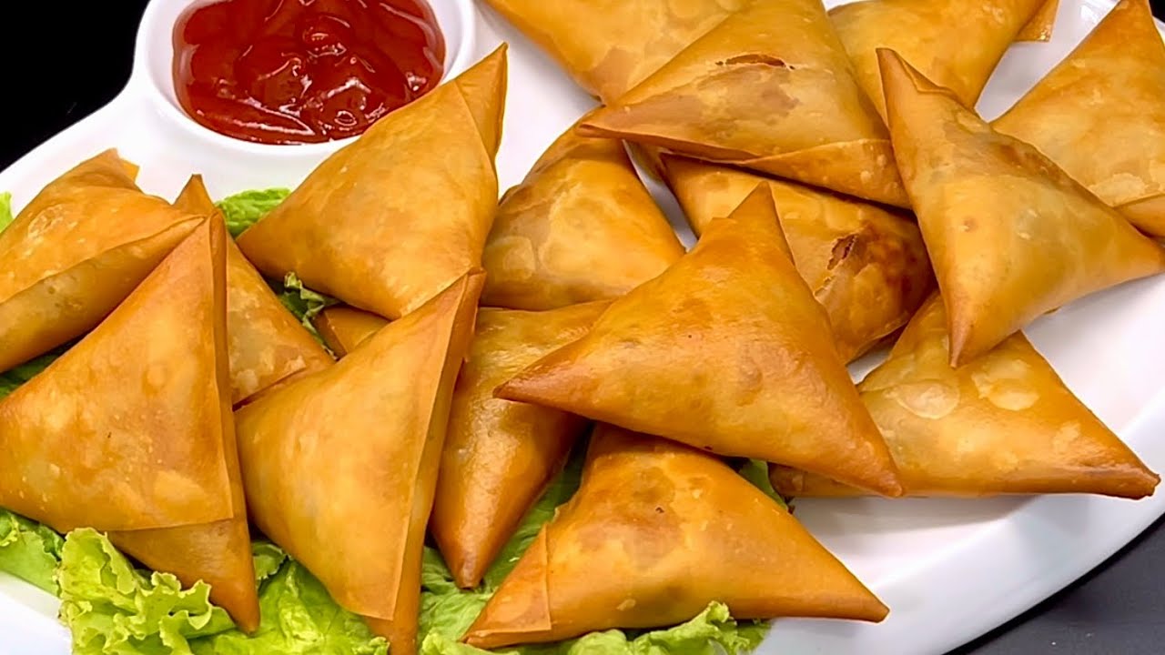 Crispy Chicken Tandoori Samosa Recipe | Samosa Recipe |