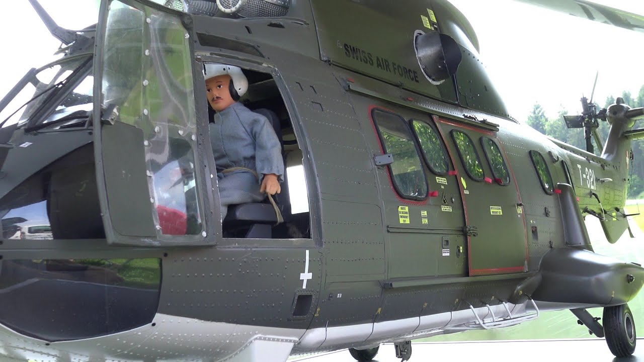 Best Detailed Super Puma AS-332 Scale Model RC Helicopter