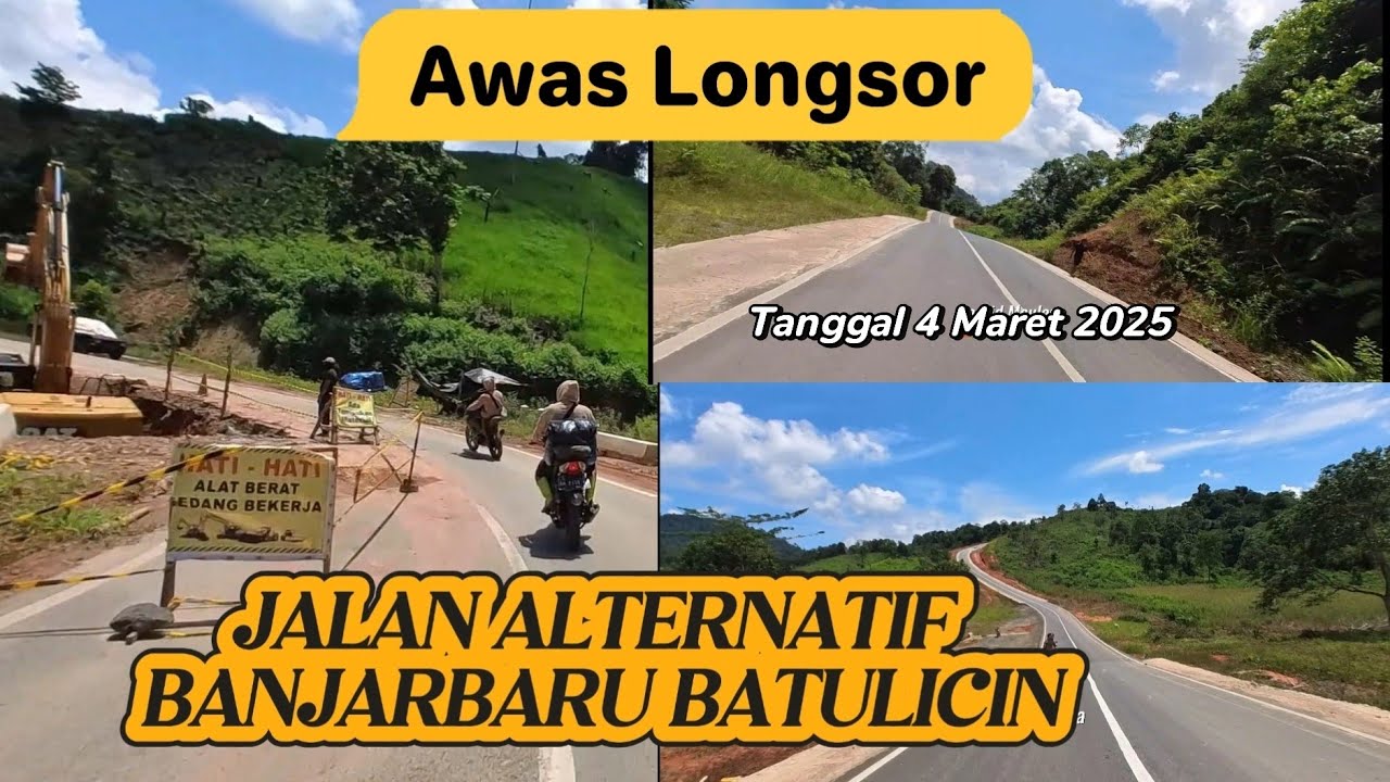 🔴ROAD TRIP JALAN ALTERNATIF BANJARBARU BATULICIN