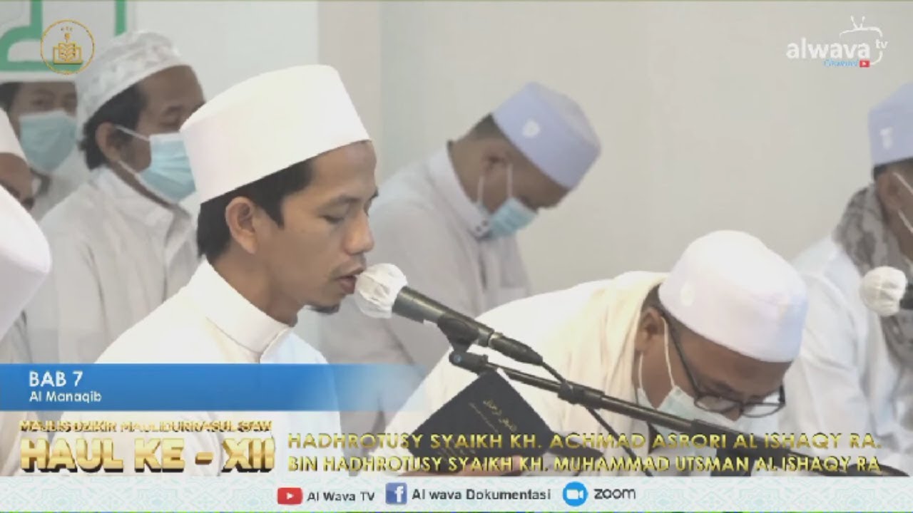 Manaqib bab 7 Ustad Yasin | Haul Hadrotus Syaikh Romo KH Achmad Asrory Al ishaqi RA ke12