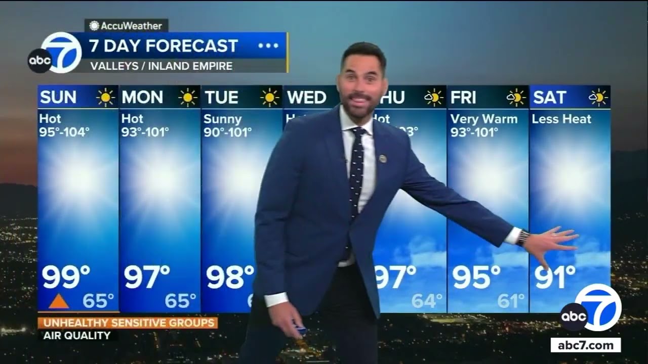 Excessive heat warning issued for desert communities as SoCal expecting hot Sunday