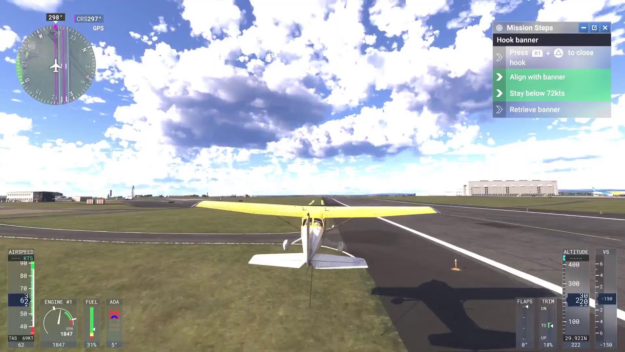 MSFS 2024 Challenge: Precision Banner Pickup & Landing!