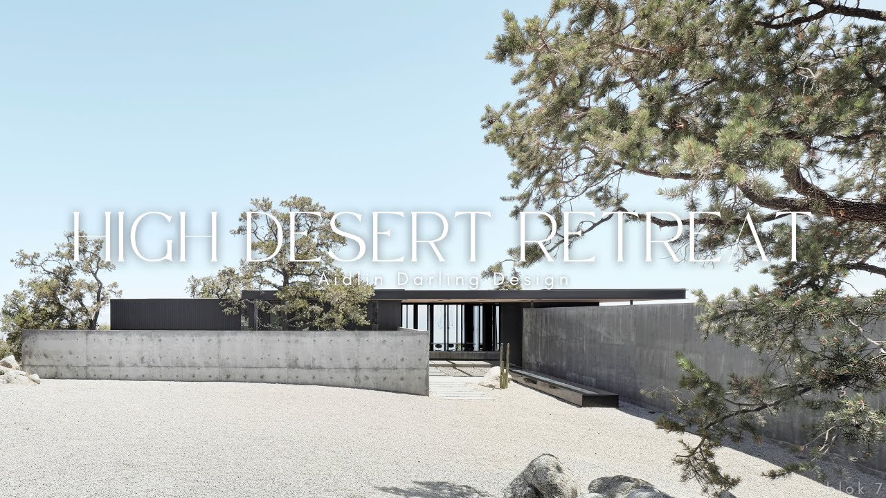 A Masterpiece of Minimalist Design Amidst Desert Boulders | High Desert Retreat