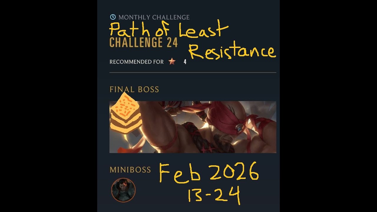 Monthly Challenges 13-24 - February 2026 (3* No Epics) - Path of Champions - Legends of Runeterra