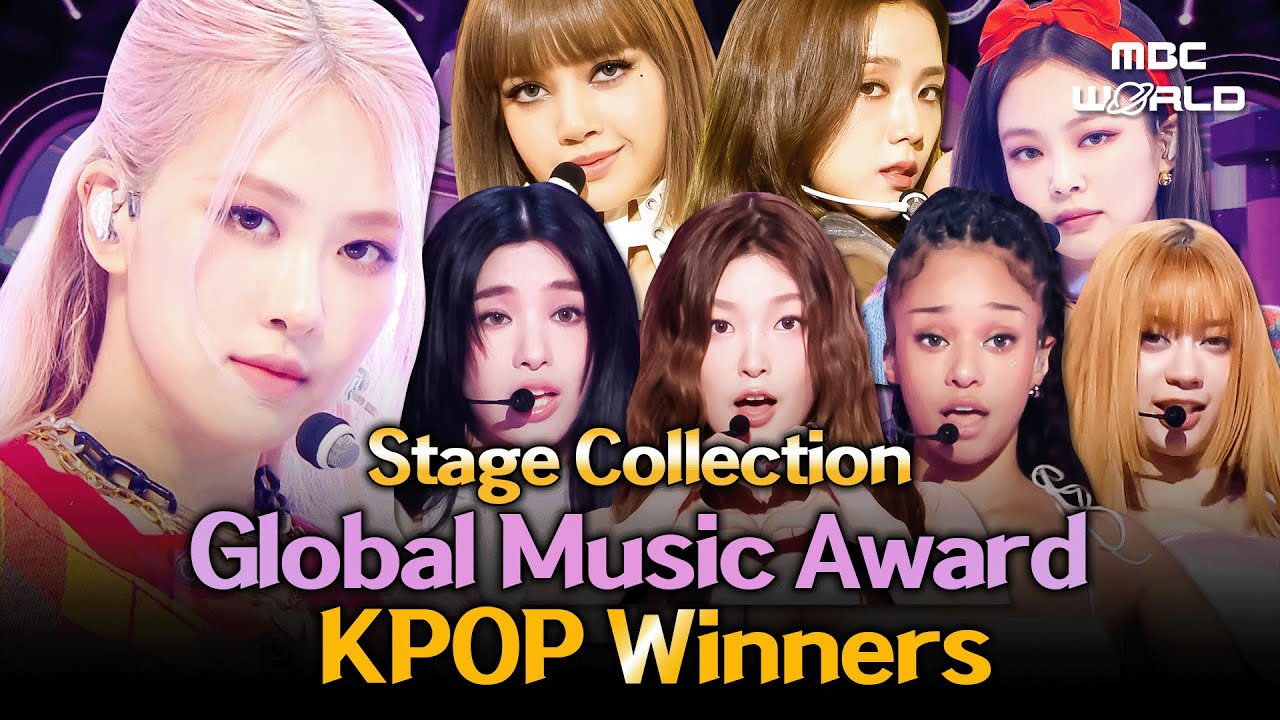 World-Class K-POP🌏2025 Global Music Award Winners👑 #ROS&Eacute; #LISA #BLACKPINK #KATSEYE | Show! MusicCore