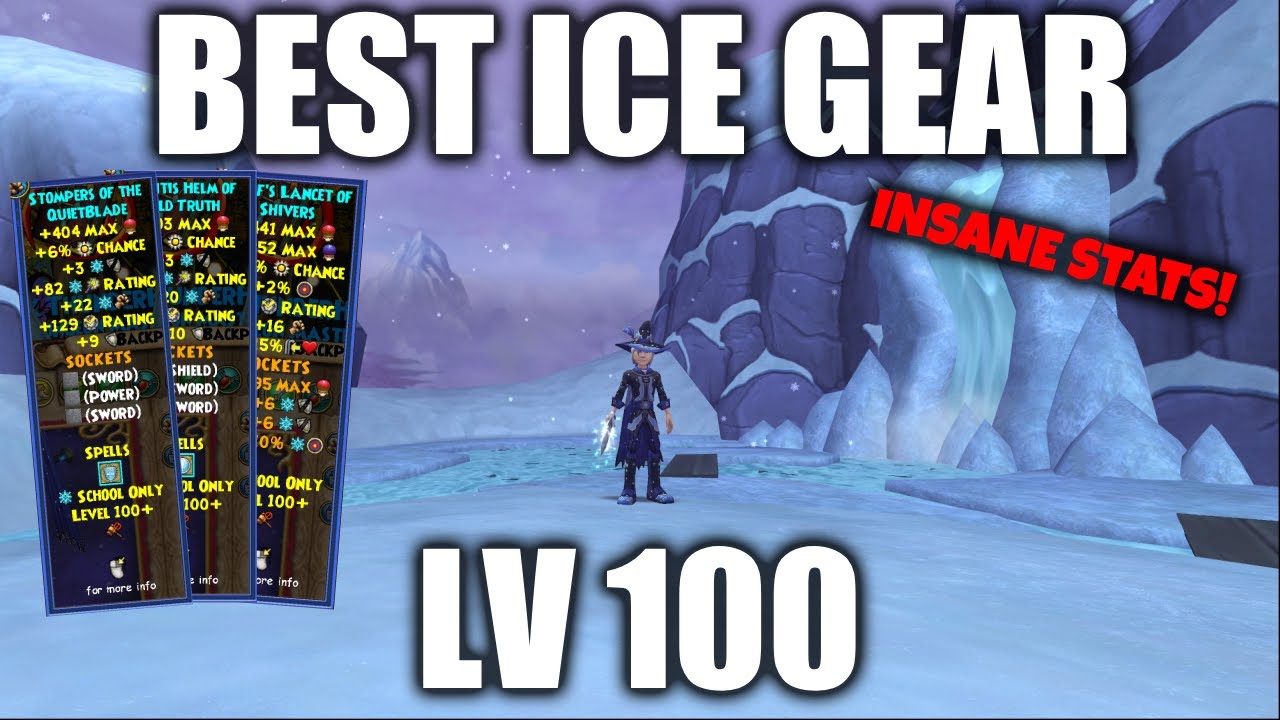 Wizard101: BEST LEVEL 100 ICE GEAR