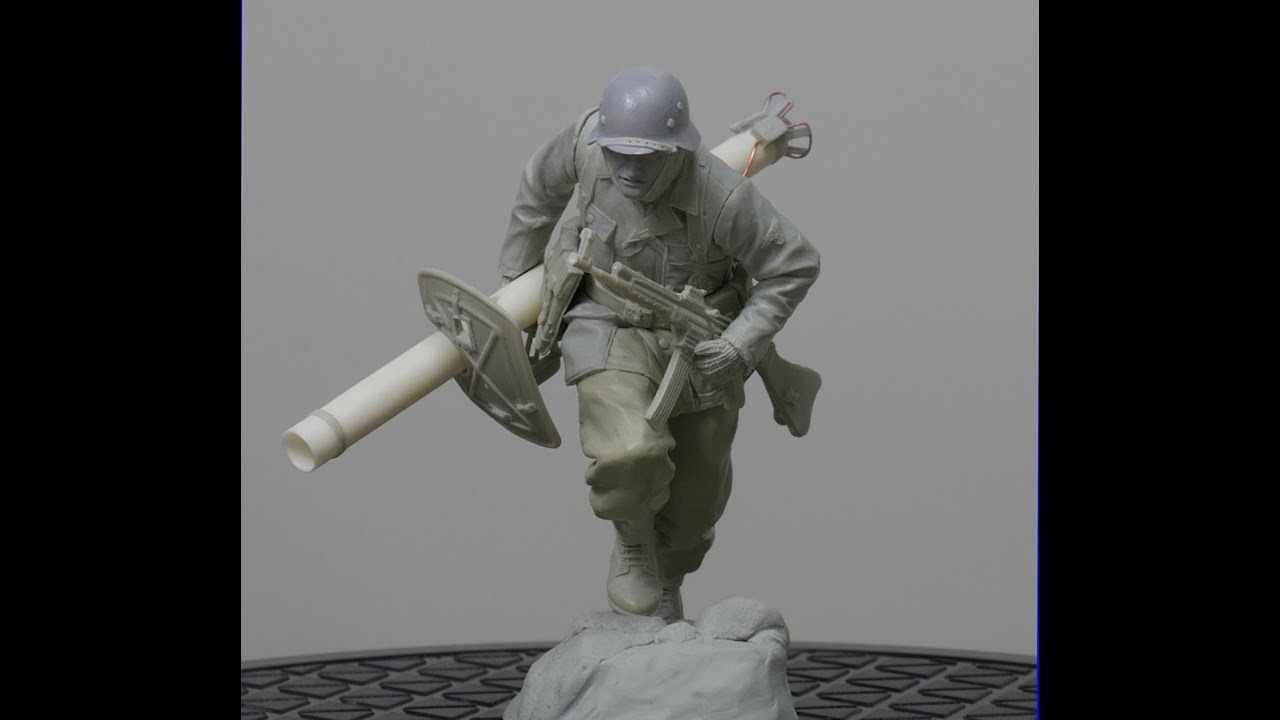 Sculpting 1/16 German SS soldier part 4