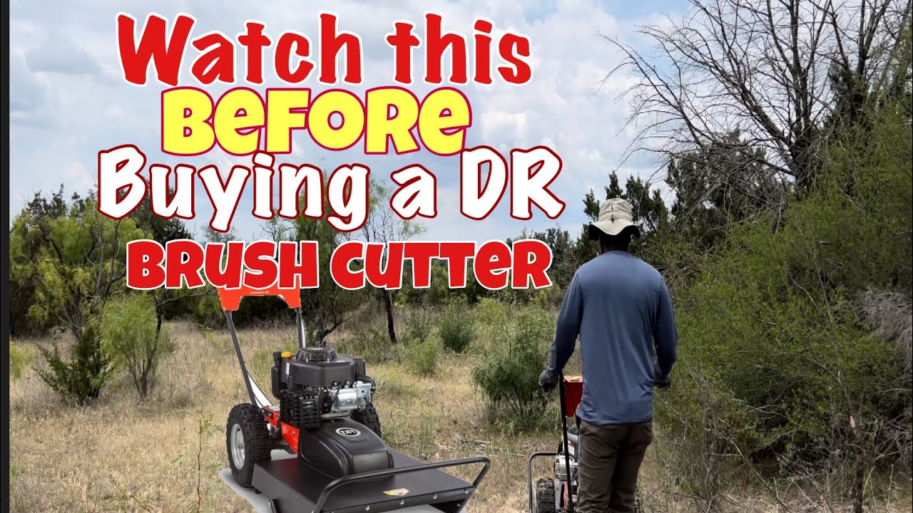 Посмотрите это перед покупкой газонокосилки DR Brush | Расчистка территории