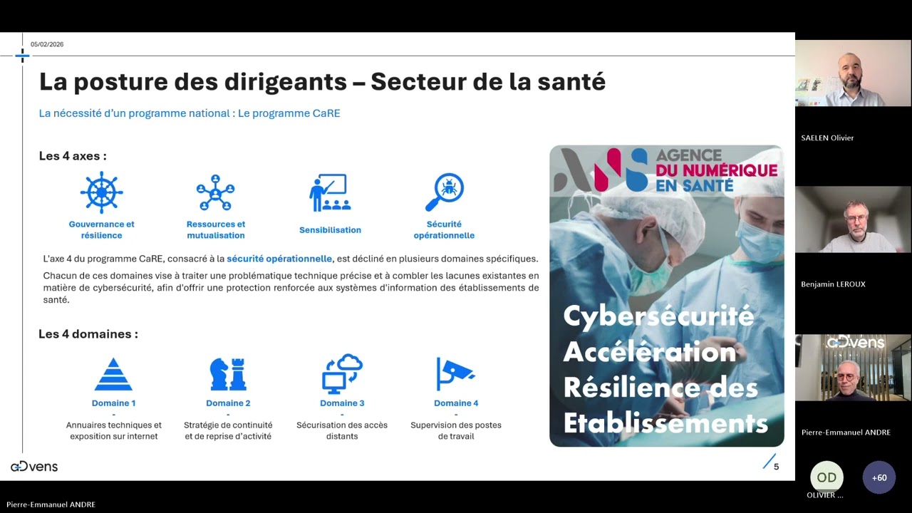 HABSIS - Webinaire N°2 - Cyberattaques : quand la sécurité numérique devient un enjeu de gouvernance