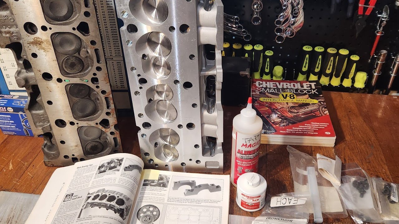 Pt 1. Speedway's 461 Double Humps, Making a Drill Jig for 400 Small Block Chevy Steam 🕳 Holes.