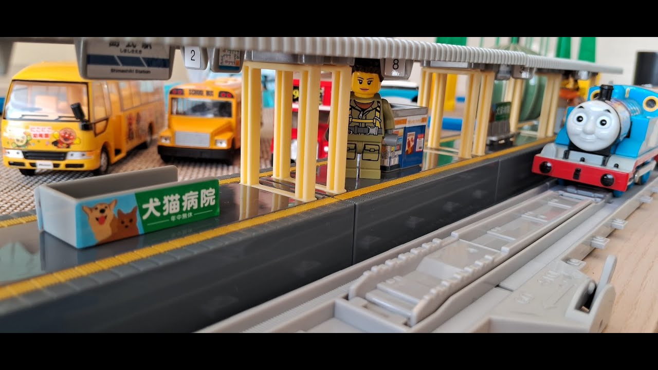 trem de brinquedo,plarail plataforma,anpaman