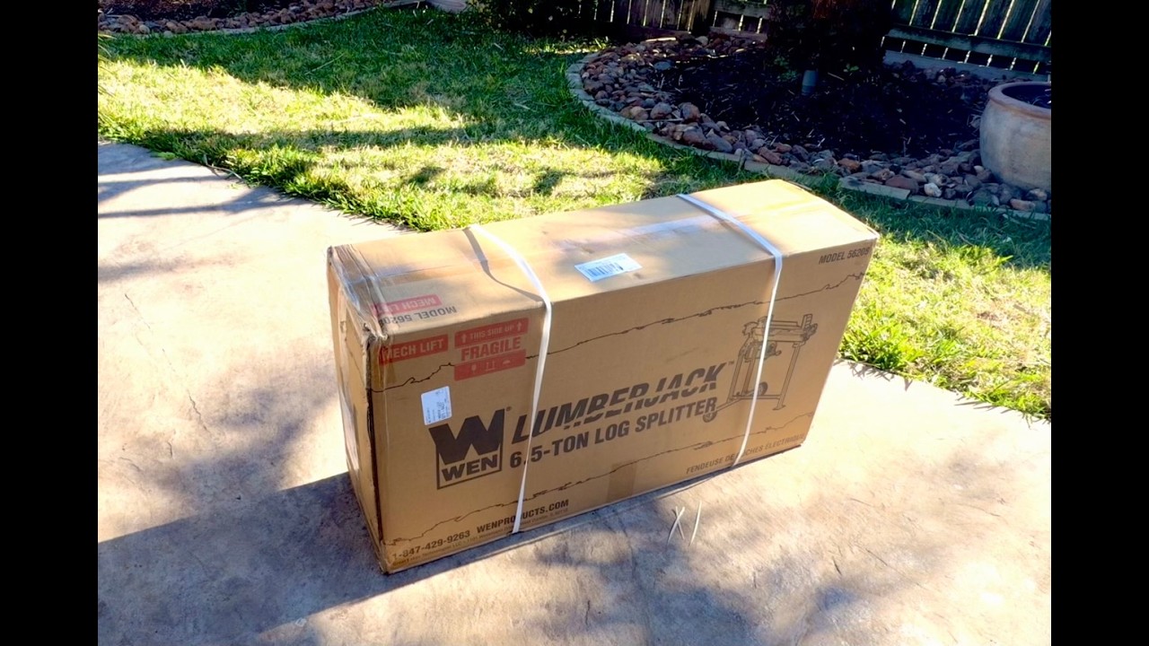 Unboxing Wen Electric Log Splitter 6.5 ton. Also how to Bypassing safety switch