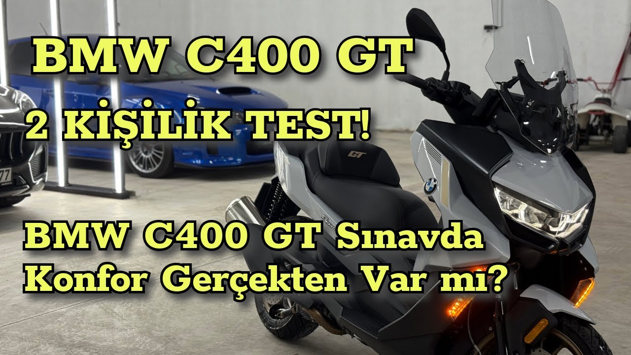 BMW C400 GT ile Uzun Yol Testi – 2 Kişi Konforlu mu Gerçekten?
