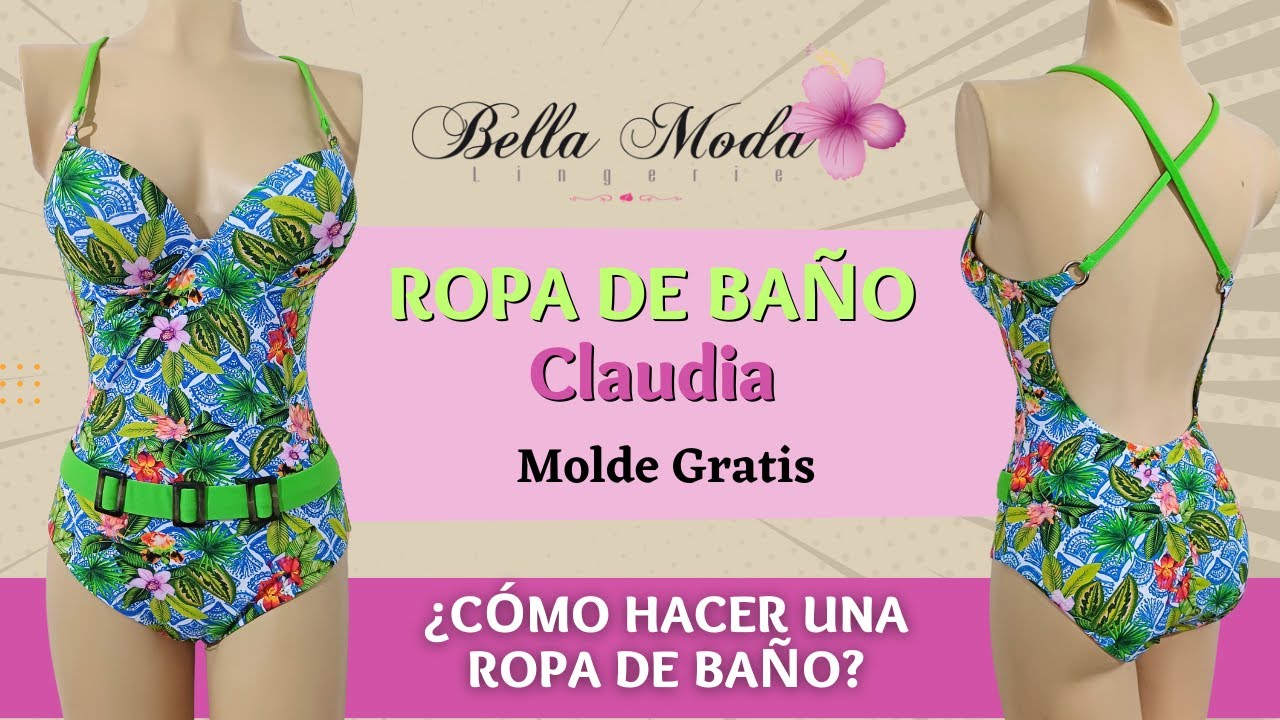 ¿CÓMO HACER UNA ROPA DE BAÑO? MOLDES GRATIS - DIY