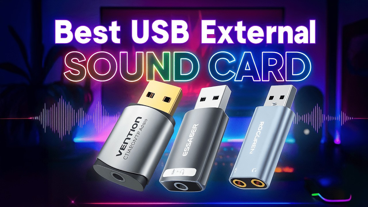 💻 Top 5 Best USB Sound Cards for Gaming, Streaming & Music Production!