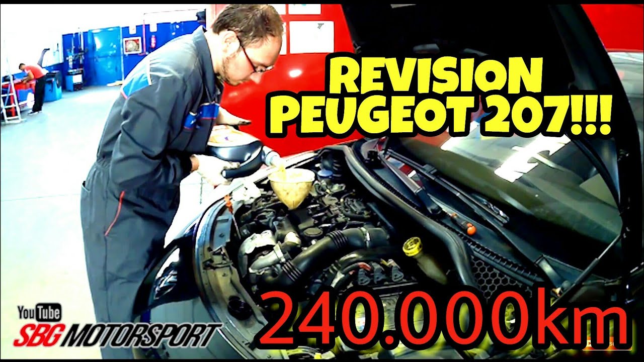 🛠️ Cambio de aceite PEUGEOT 207‼️| SBG Motorsport