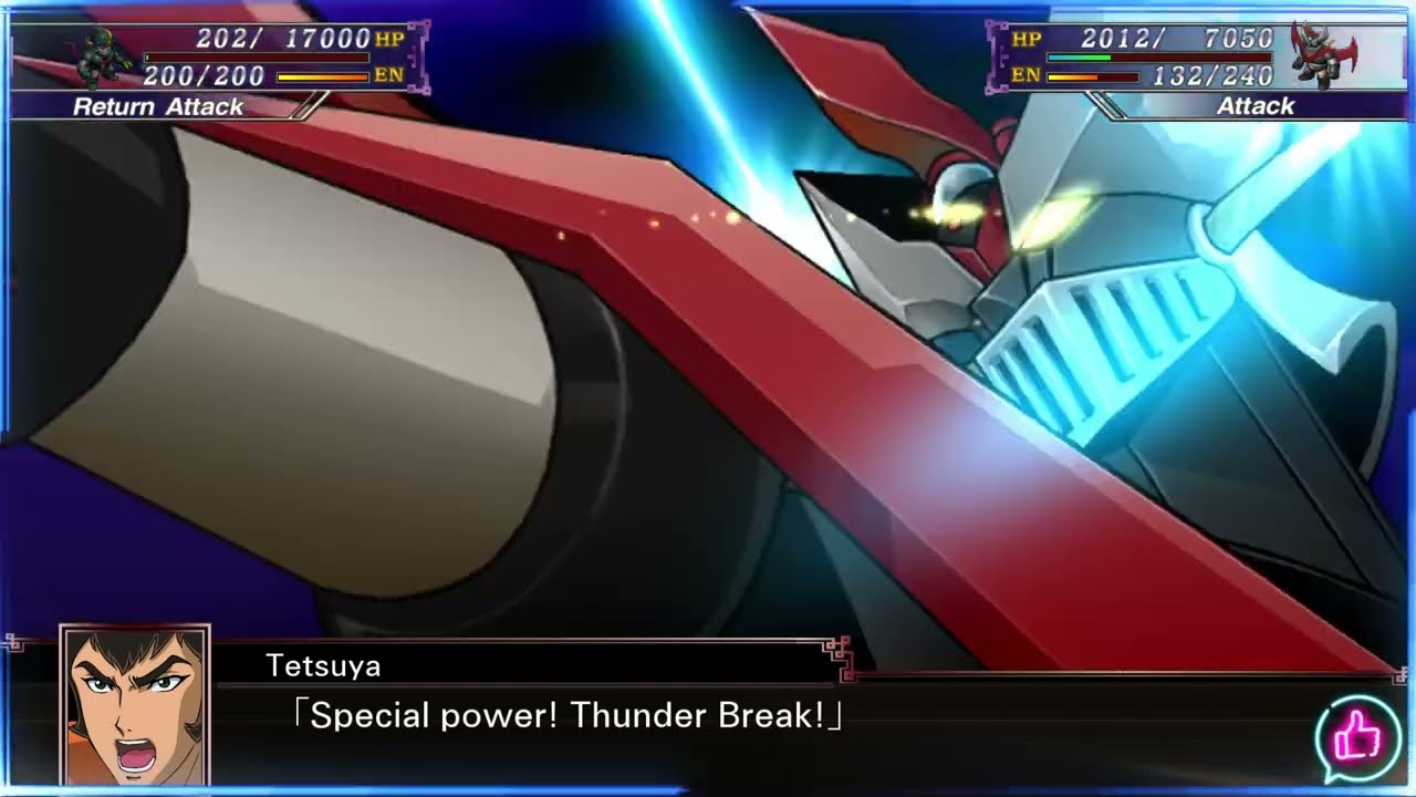 Great Mazinger - All Attack - Super Robot Wars X #superrobotwars